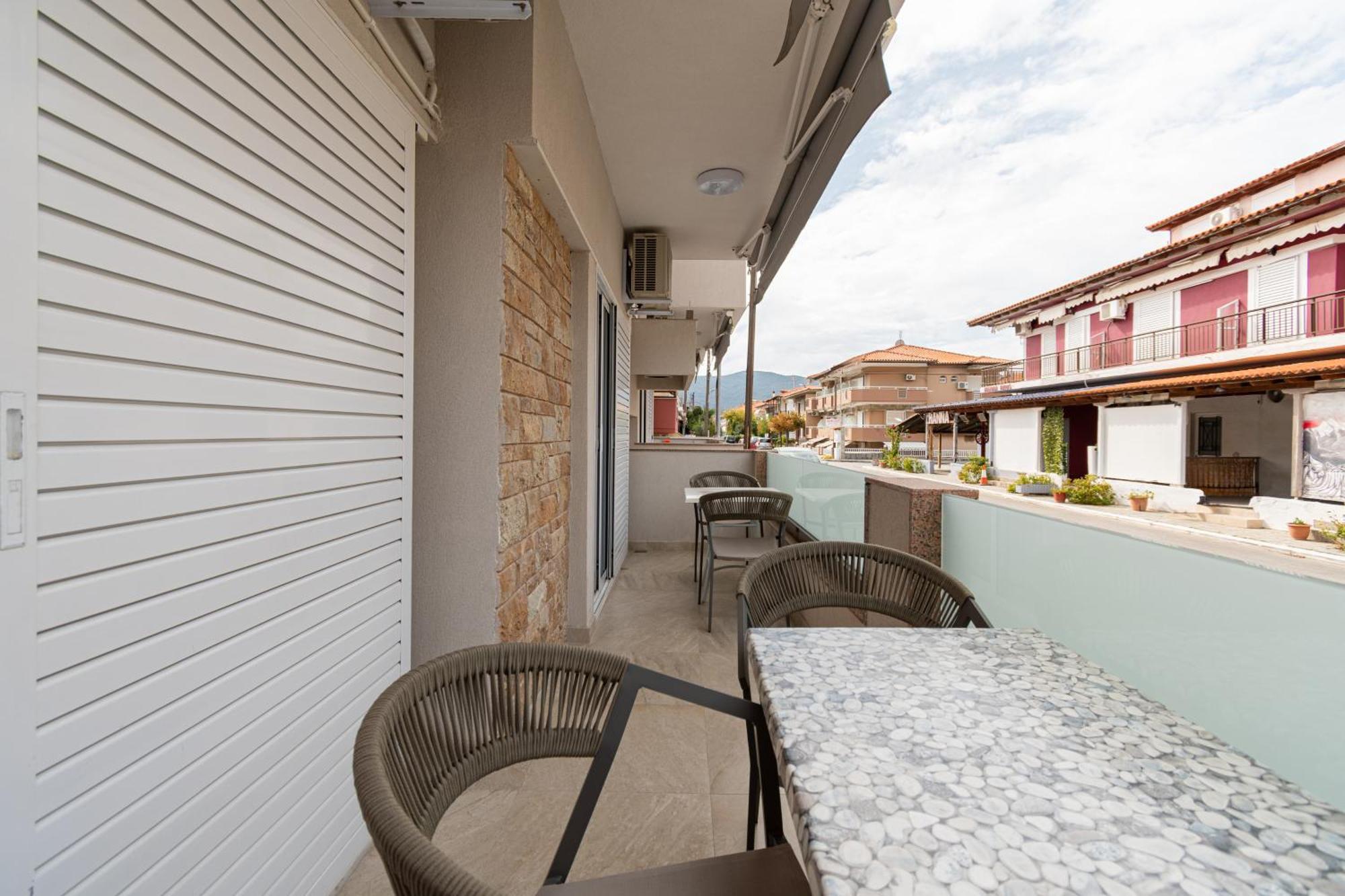 Villa Zoe On The Beach Sarti Esterno foto