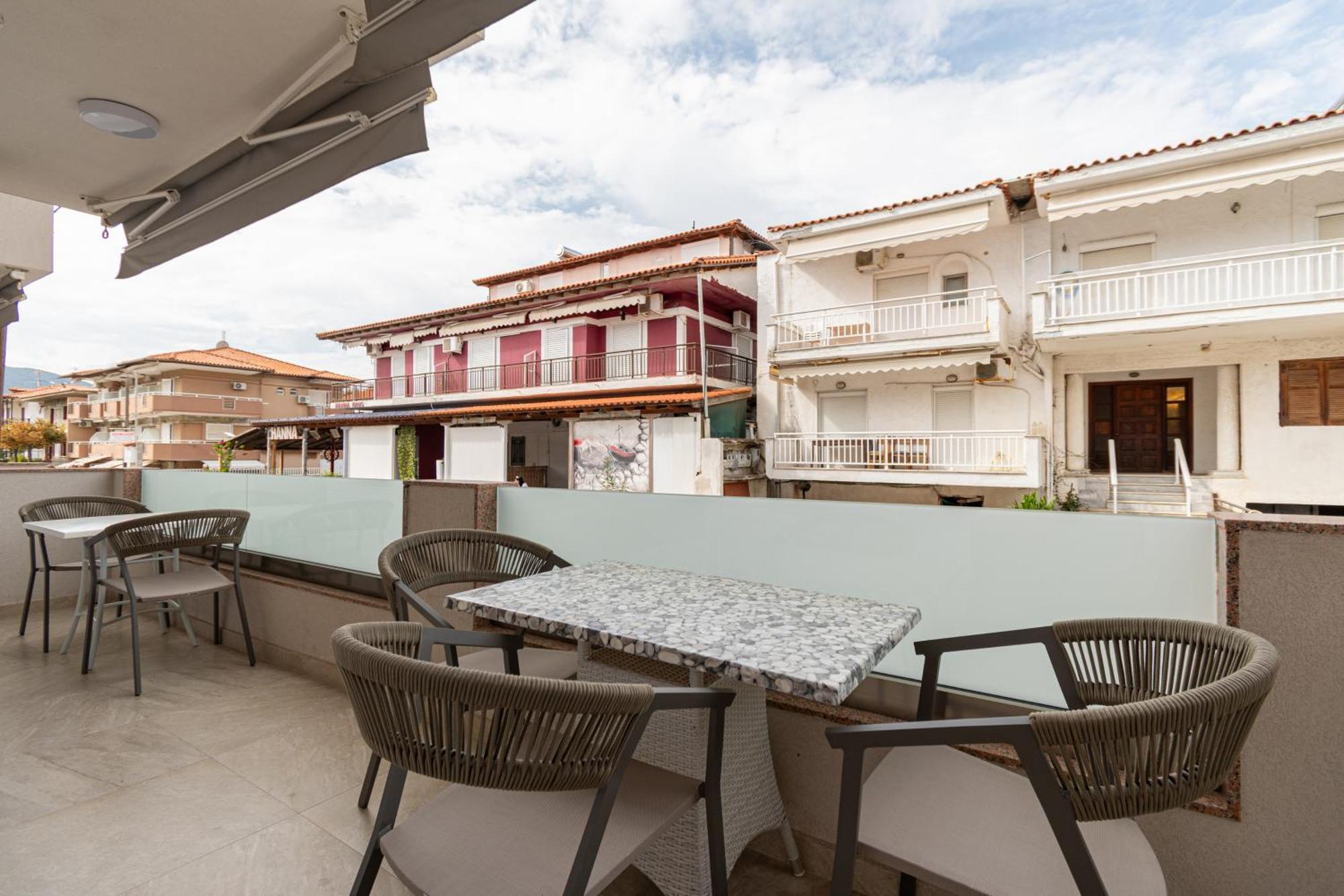 Villa Zoe On The Beach Sarti Esterno foto